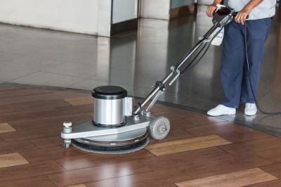 Commercial Hardwood Floor Polishing